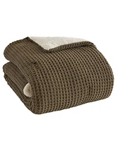 Madison Park Riordan Waffle Knit Chenille -Pc. Comforter Set