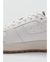 Mango Men's Leather Mixed Sneakers