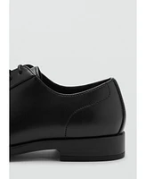 Mango Men's Leather Suit Shoes