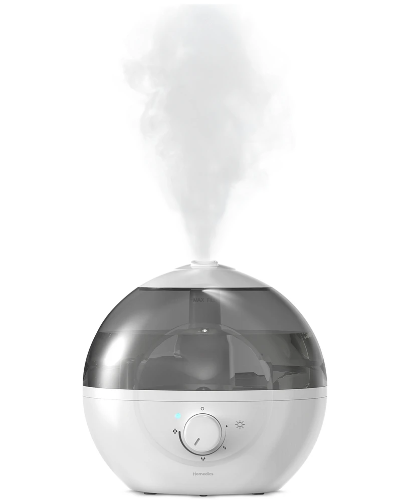 HoMedics 0.63-Gallon Ultrasonic Humidifier, CMTF32