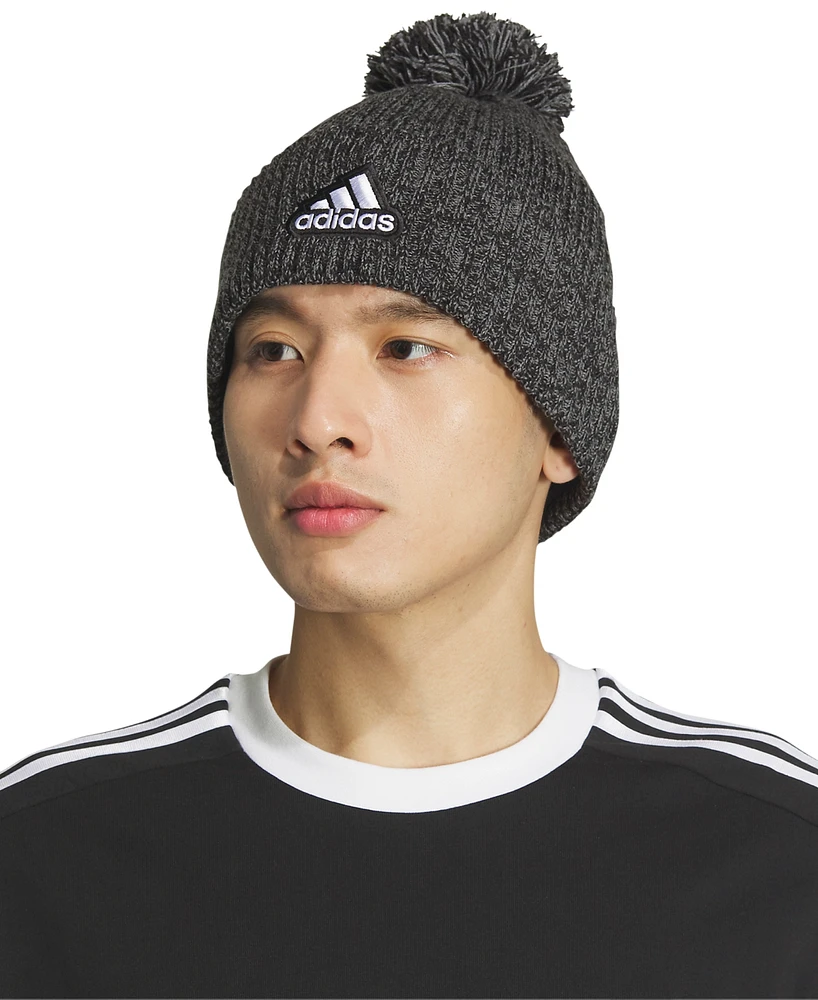 adidas Men's Recon 4 Ballie Knit Pom Logo Beanie