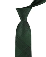 Calvin Klein Men's Zeke Tonal Plaid Tie