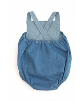 Emilia George Baby Girls Denim Bubble Romper