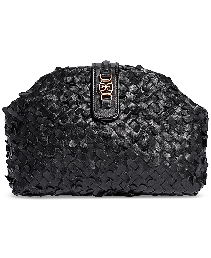 Sam Edelman Bianka Woven Frame Clutch