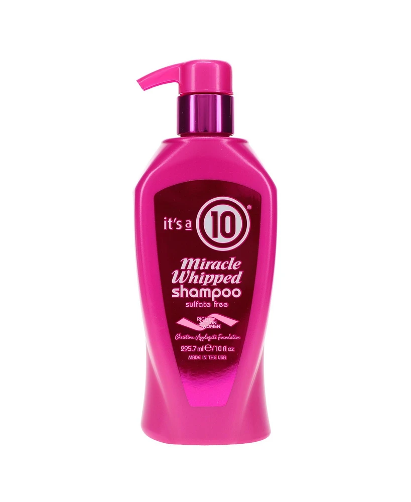 It's a 10 Miracle Whipped Shampoo 10 oz