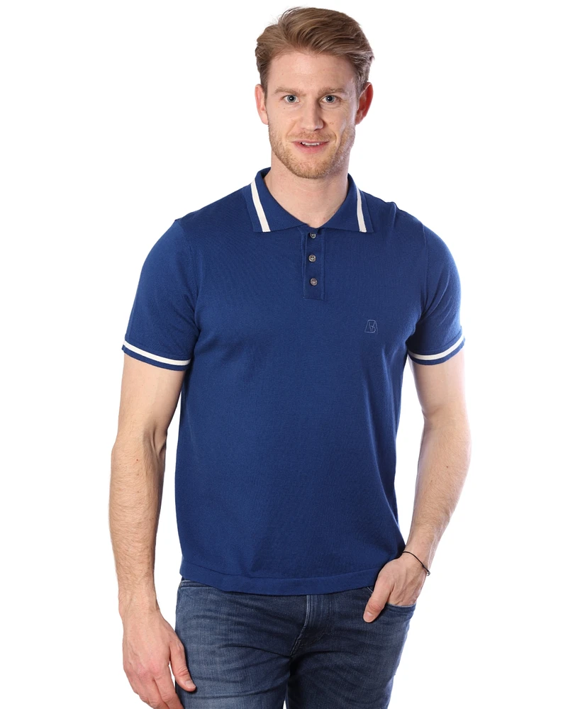 Bellemere New York Men's Bellemere Sport Polo Cashmere T-shirt