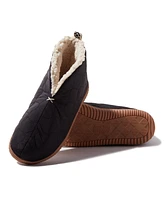 Dearfoams Men's Warm Up Bootie House Shoe Boot Slipper