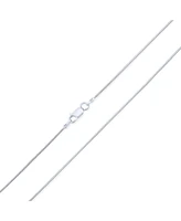 Bling Jewelry Flexible Strong 1.25MM .925 Sterling Silver Magic 8-Sided Snake Chain Necklace and Men