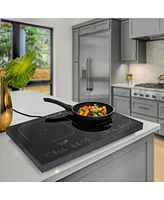 Megachef 1400 Watt Dual Induction Cooktop