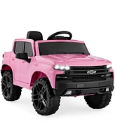 Best Choice Products 12V 2.5 Mph Licensed Chevrolet Silverado Ride On Truck Car Toy w/ Parent Remote Control