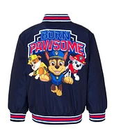 Paw Patrol Boys Zip Up Varsity Bomber Jacket to (2T - 7-8)