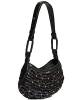 Sam Edelman Bay Crescent Chainlink Leather Small Shoulder Bag