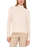 Vince Camuto Women's Sequin-Stripe Turtleneck Sweater