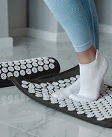 Sharper Image Acupressure Mat Pillow with Travel Bag