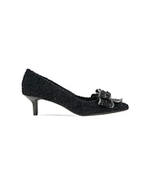 BCBGeneration Women's Dovi Bow Kitten Heel Dress Pumps