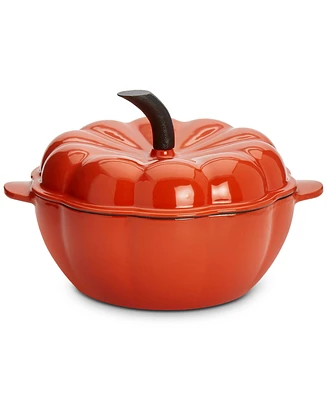 Denmark Tools for Cooks Enameled Cast Iron 2-Qt. Pumpkin Dutch Oven