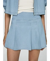 Mango Women's Denim Mini-Skirt