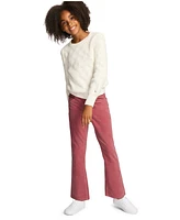 Tommy Hilfiger Big Girls Stretch Corduroy Flare Jean