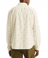 Nautica Men's Corduroy Printed Shirt