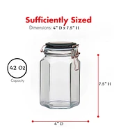 Amici Home Adler Glass Canister, Set of 2 - Medium