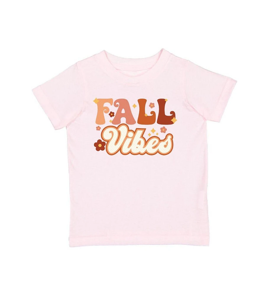 Sweet Wink Toddler Girls Fall Vibes Short Sleeve T-Shirt