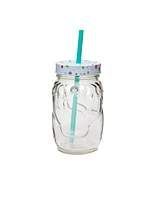 Amici Home Unicorn Mason Jar - Set of 4