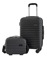 kensie Graceful Collection 2 Pc. Expandable Rolling Hardside Luggage Set