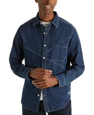 Nautica Men's Denim Button Up Shirt