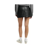 Cotton On Women's Faux Leather Mini Skirt Nth