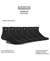 adidas Men's Athletic 6-Pk. Cushioned Quarter Socks