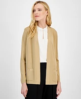 Anne Klein Malibu Open-Front Cardigan