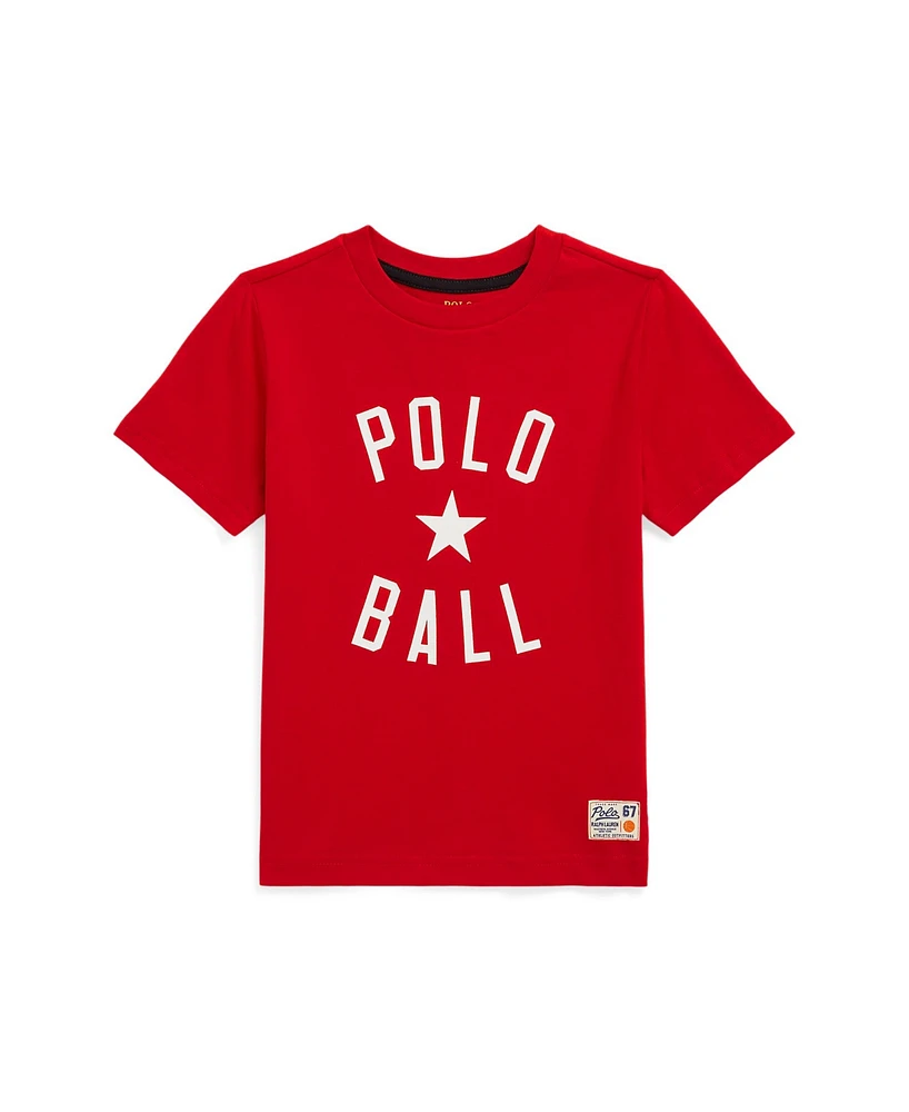 Polo Ralph Lauren Toddler and Little Boys Ball Cotton Jersey T-shirts