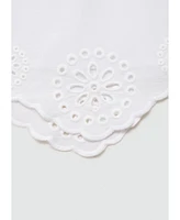 Mango Women's Embroidered Openwork Shorts