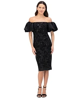 Eliza J Women's Sequinned Off-The-Shoulder Dress