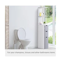 Slickblue Bathroom Storage Cabinet Elegant and Practical Solution for Organizing Essentials