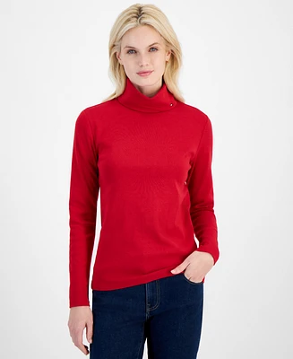 Tommy Hilfiger Women's Knit Turtleneck, Exclusively at Macy's