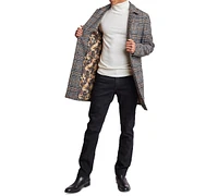 Paisley & Gray Men's Plaid Topper Coat