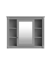 Slickblue Wall Mounted Bathroom Storage Cabinet Compact and Space-Saving Organizer for Small Bathrooms