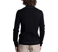 Paisley & Gray Men's Tipped Long-Sleeve Polo Shirt
