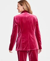 I.n.c. International Concepts Women's Velvet Blazer, Regular & Petite, Created for Macy's