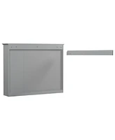 Slickblue Wall Mounted Medicine Cabinet Space-Saving Bathroom Storage with Mirror and Shelves