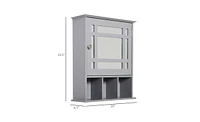 Slickblue Bathroom Cabinet with Mirror Space-Saving Storage Solution with Stylish Reflective Design