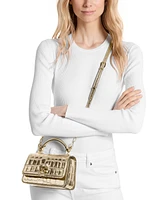 Michael Kors Delancey Small East West Top Handle Chain Crossbody