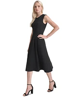 Dkny Women's Fit & Flare Rhinestone-Embellished Dress