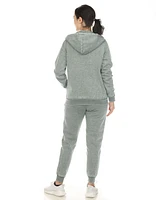 White Mark Women's Burnout Jogger Set