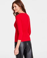 INC Ribbed Top, Created for Macy's