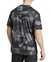 adidas Men's Aeroready Camo-Print Short-Sleeve T-Shirt