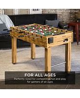 Best Choice Products 48in Competition Sized Foosball Table for Home, Game Room w/ 2 Balls, Cup Holders