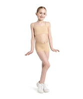 Capezio Girls Team Basics Cut Low Rise Short