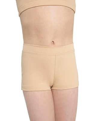 Capezio Girls Team Basics Cut Low Rise Short